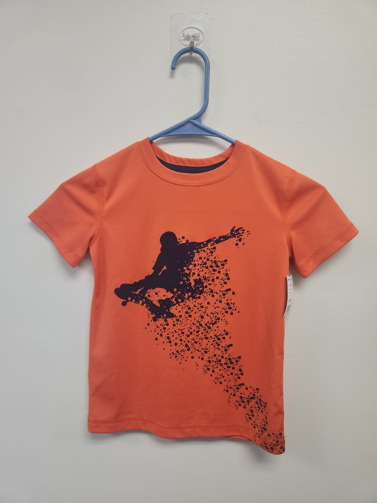 Orange All In Motion Skateboarder Tshirt, 4/5 B