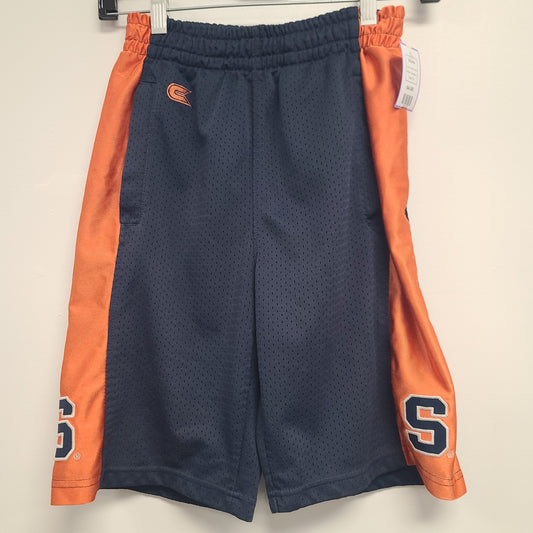 Navy/Orange Colosseum Shorts, 8 B