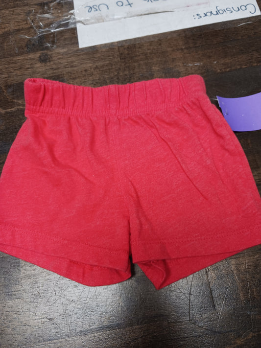 Red Garanimals Shorts, 6M B