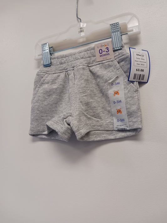 Grey Garanimals Shorts, NB B