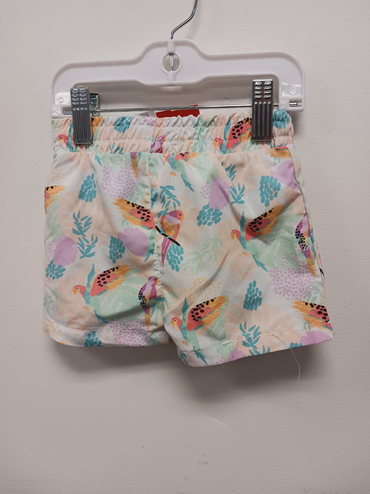 white/purple orange Lila & Jack Parrot Swim Trunks, 12M B