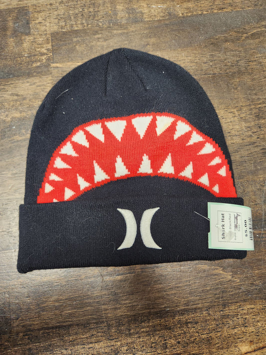 Black/Red Hurley Shark Hat