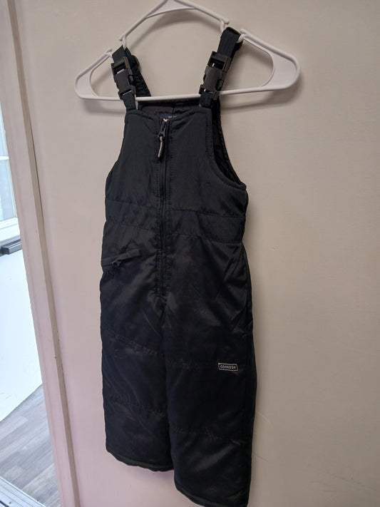 Black OshKosh Snow Bibs, 3T B