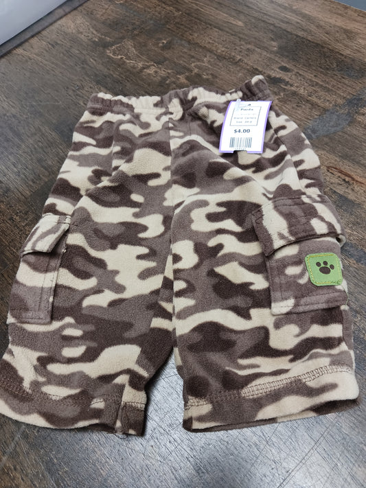 Brown/Tan Camo Carters Pants, 3M B