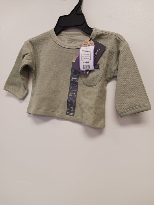 Green Modern Moments Longsleeve Shirt, NB B