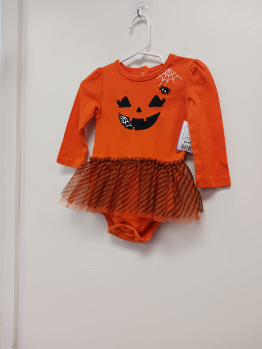 Orange Pumpkin Way To Celebrate Dress, 6M G