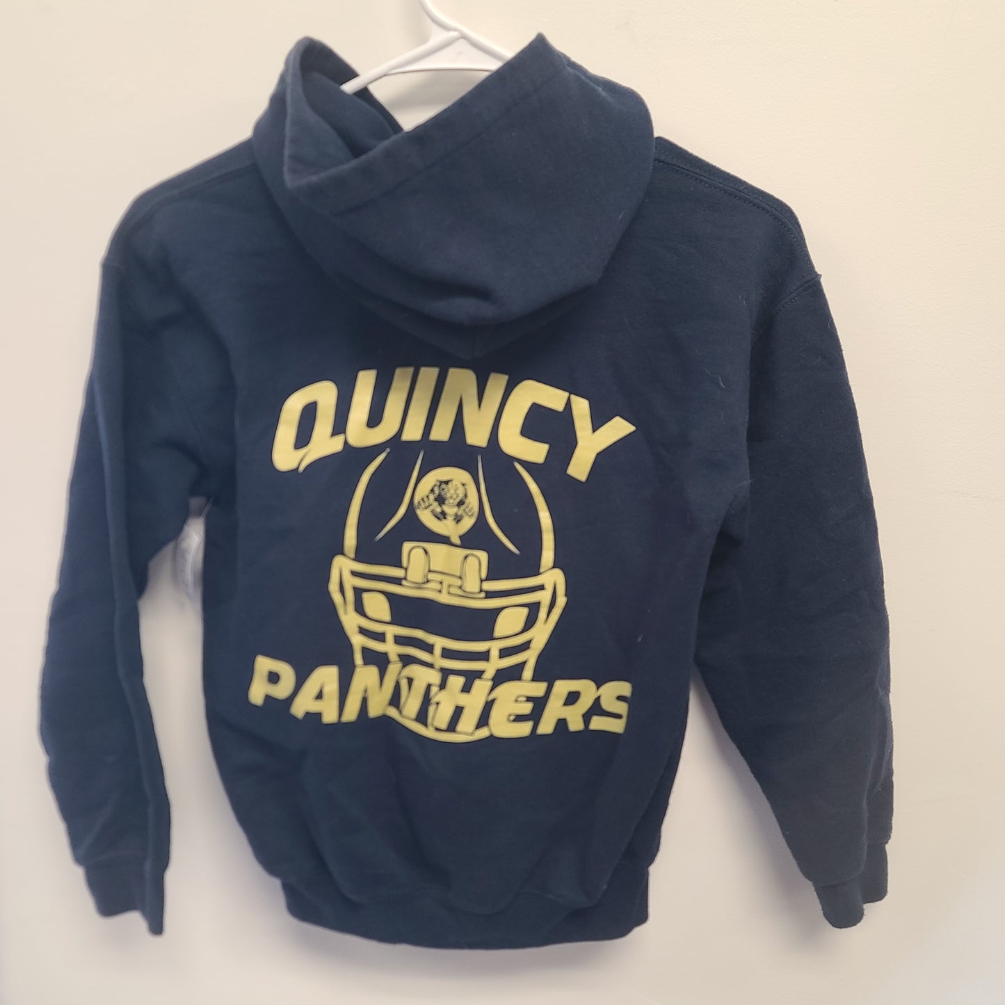 Blue  Quincy Panthers hoodie, 8 B