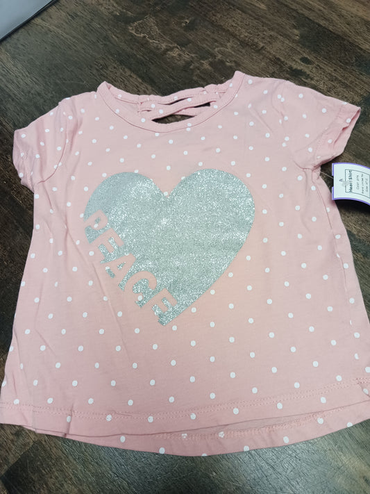 pink Limited Too Heart Shirt, 4T G