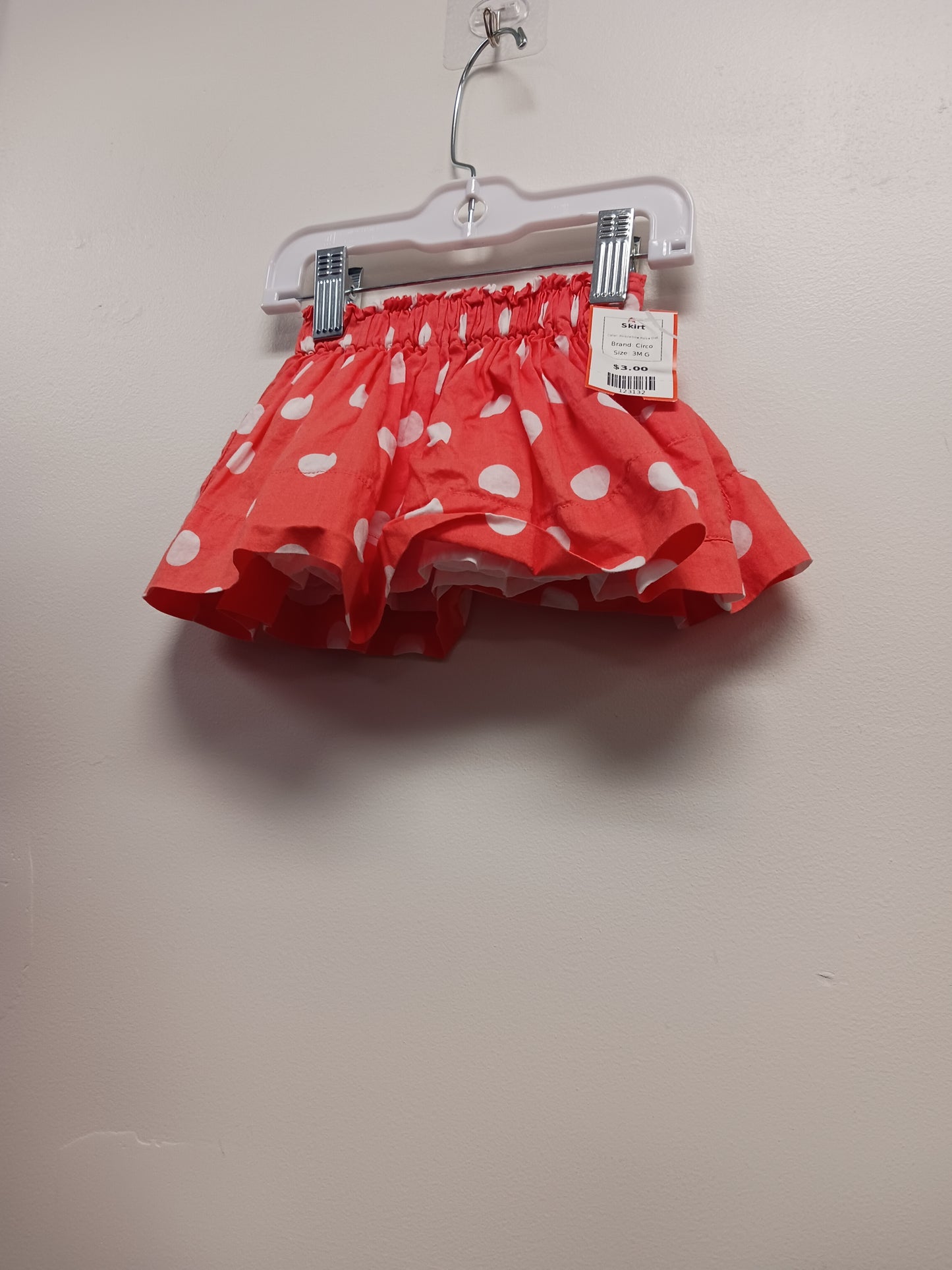 Pink/White Polka Dot Circo Skirt, 3M G