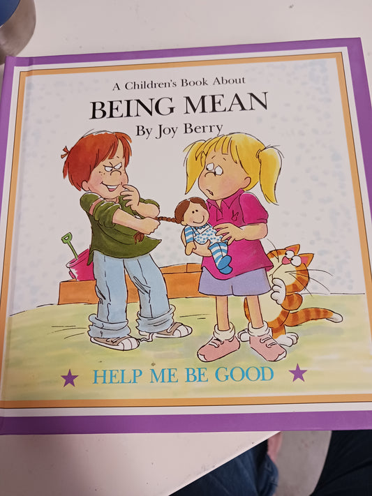 Joy Berry Being Mean book