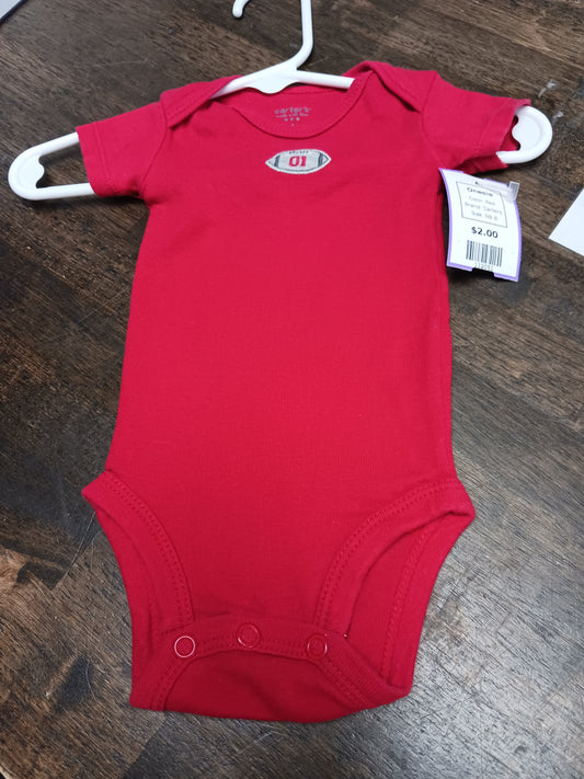 Red Carters Onesie, NB B