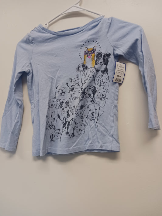 Purple Dog OshKosh Longsleeve Shirt, 6 G