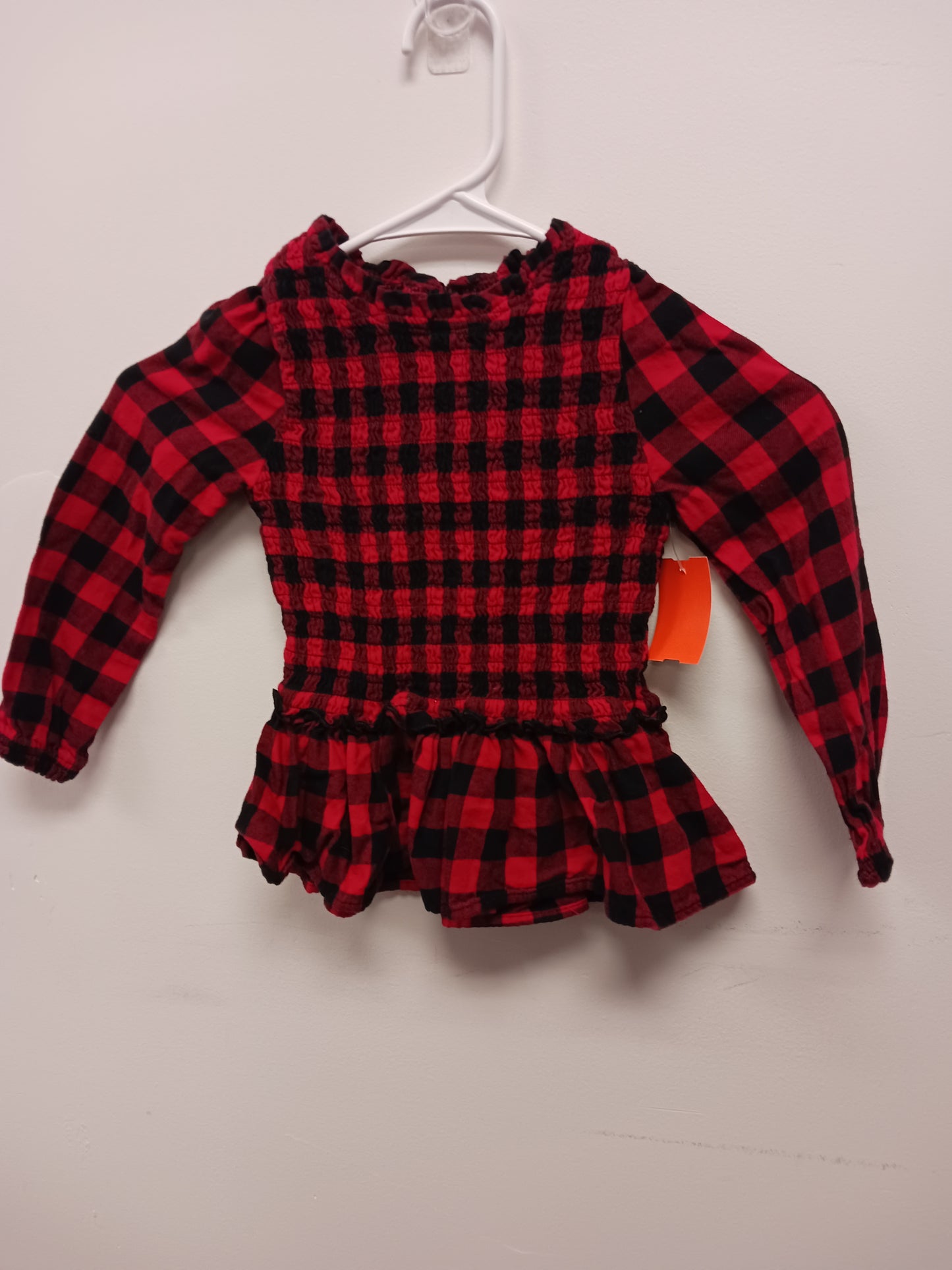 Red/Black Plaid Wonder Nation Buffalo Plaid Shirt, 4T G