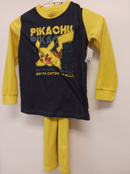 yellow/black Pokemon 2 Piece Pokomon PJS 6/7, 6 B