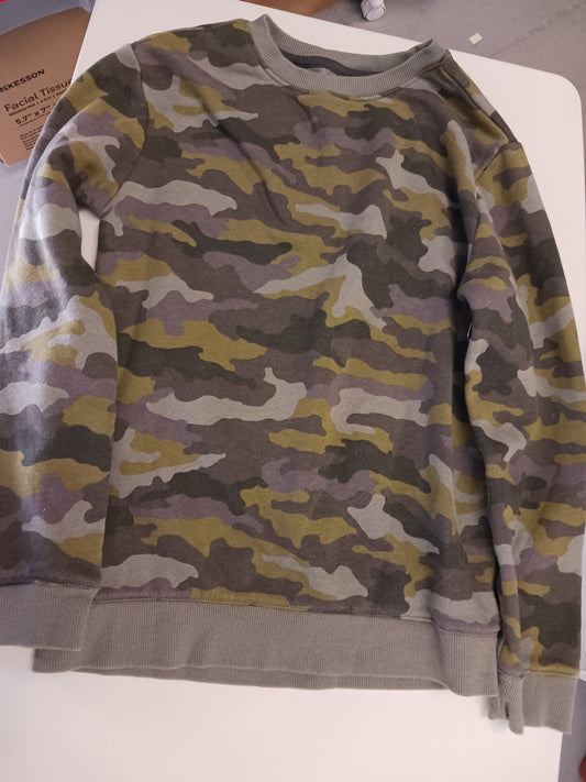Green Camo Cat & Jack Longsleeve Shirt, 8 B