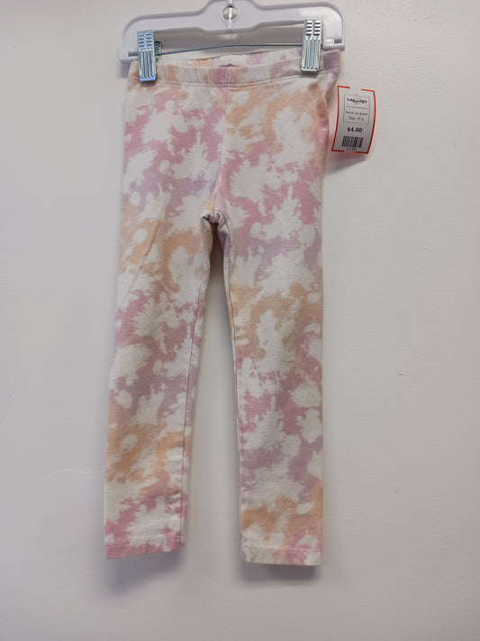 White/Purple/Pink/Orange Cat & Jack Leggings, 3T G
