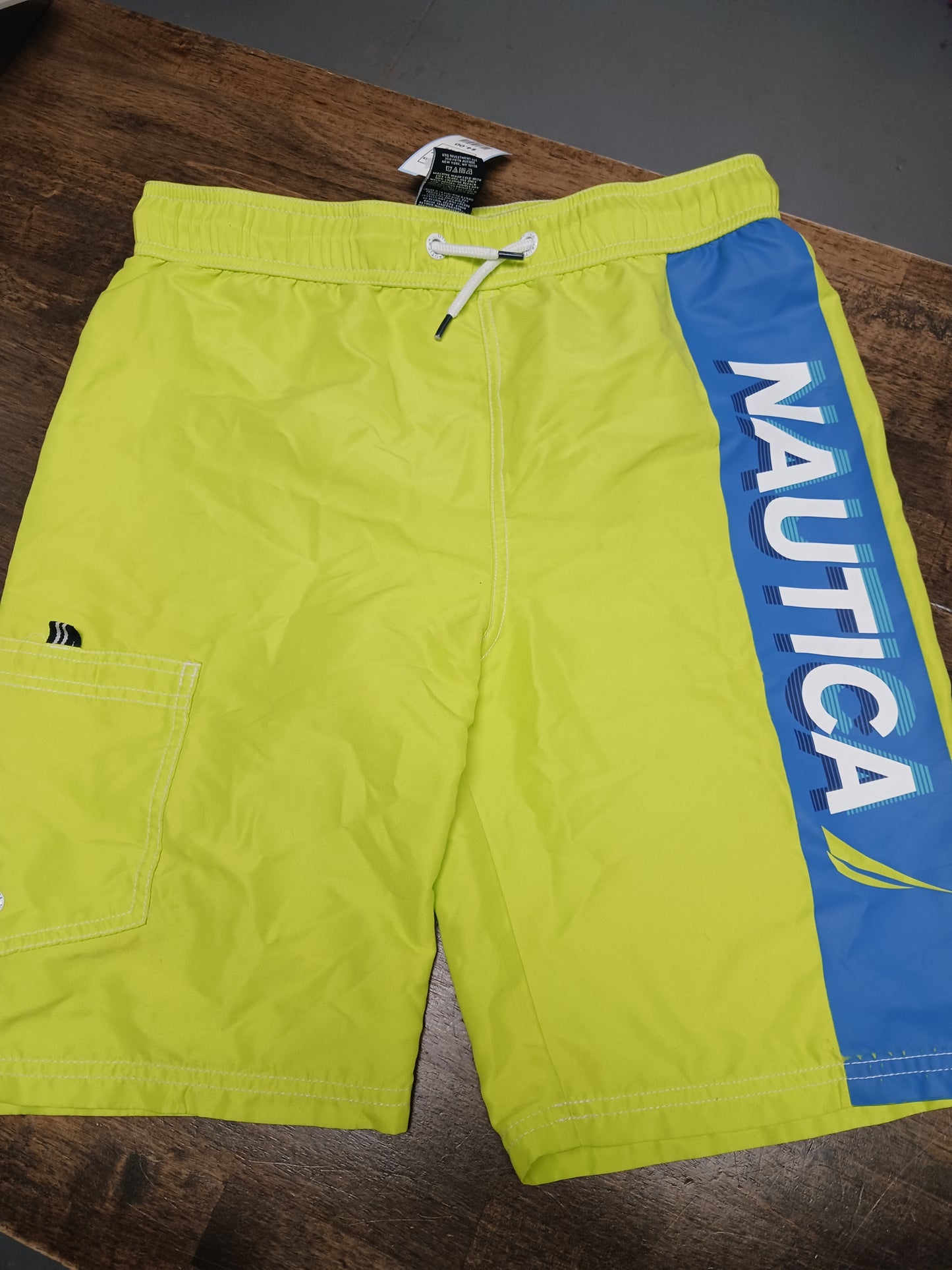 Green/Blue Nutica Swim Trunks, 14 B