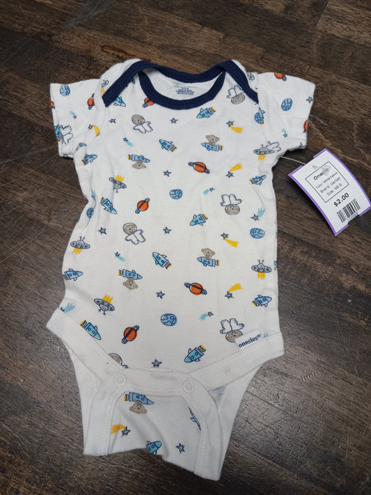 White Space Gerber Onesie, NB B