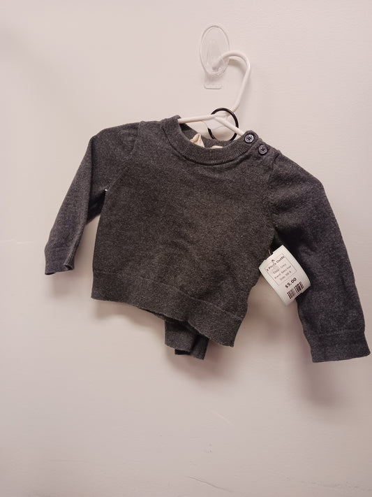Grey Baby Gap 2 Piece Outfit, NB B