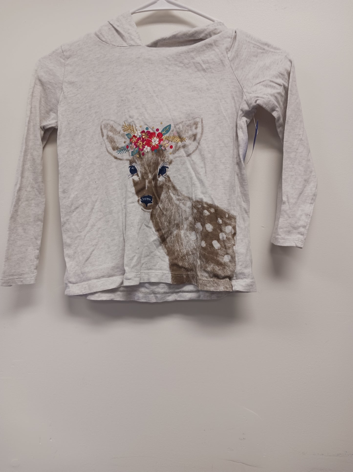 Grey Deer Carters Hooded Longsleeve Shirt, 7 G