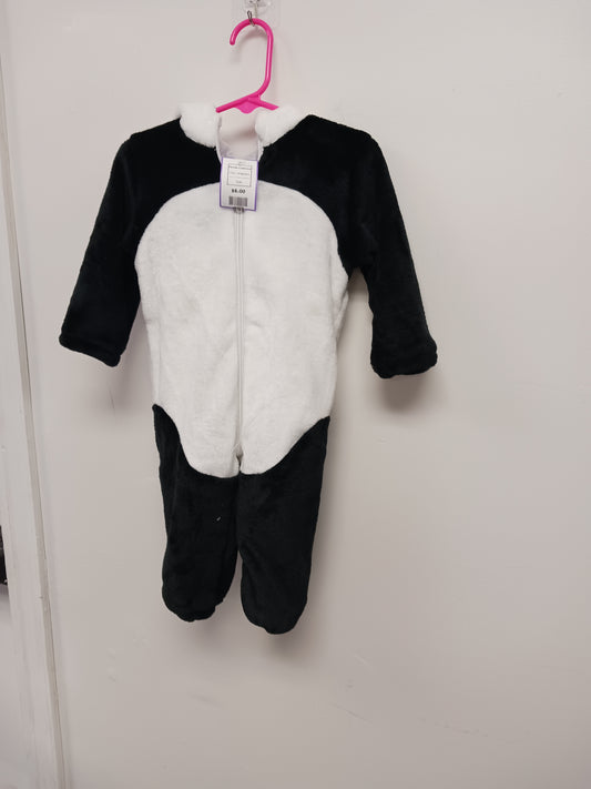 white/black Halloween Spooktacular Panda Costume