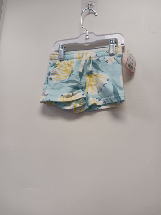 Blue/Yellow Flower Carters Shorts, 12M G