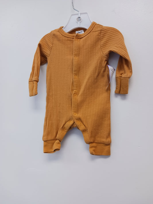 Yellow Modern Moments Pant One Piece, NB B