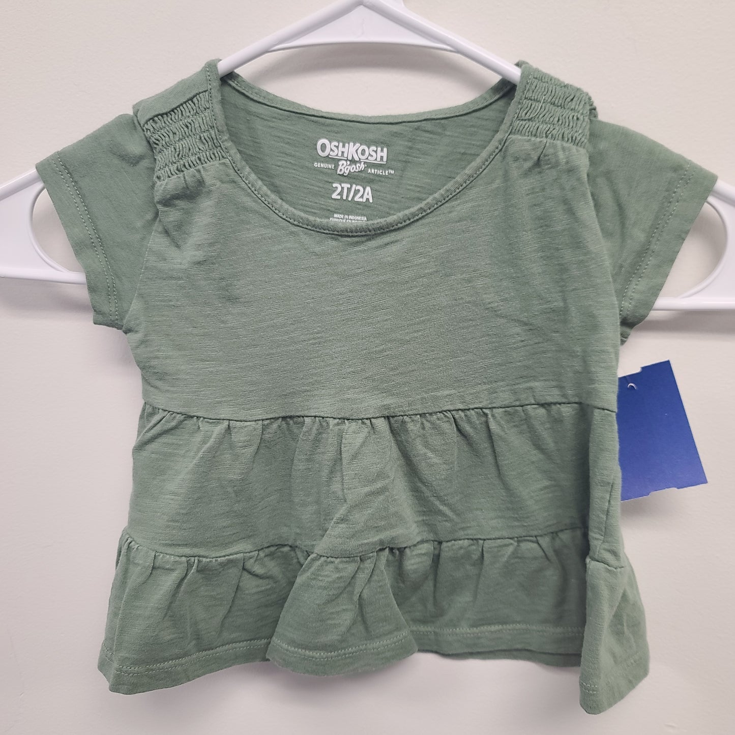 Green OshKosh Shirt, 2T G