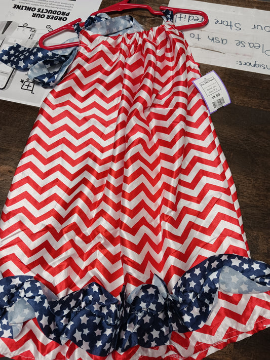 Red/White/Blue bou Zig Zag Dress, 2T G