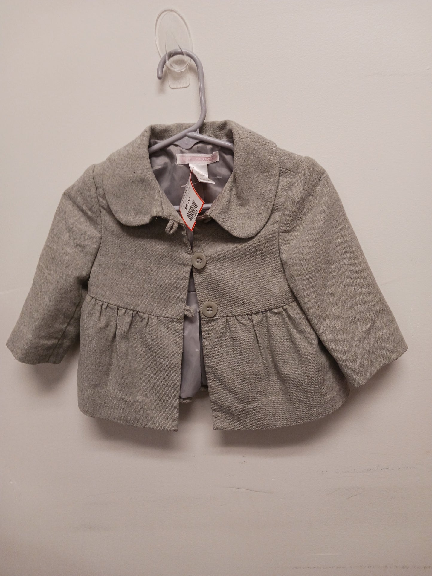 Grey Janie & Jack Coat, 6-12M G