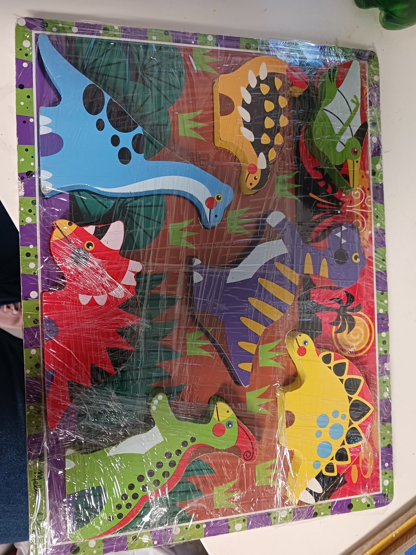 Melissa & Doug Wooden Dinosaur Puzzle