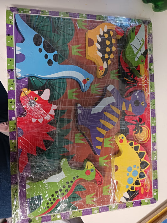 Melissa & Doug Wooden Dinosaur Puzzle