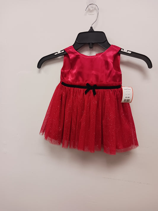 Red Nannette Baby Holiday Dress, 3-6M G