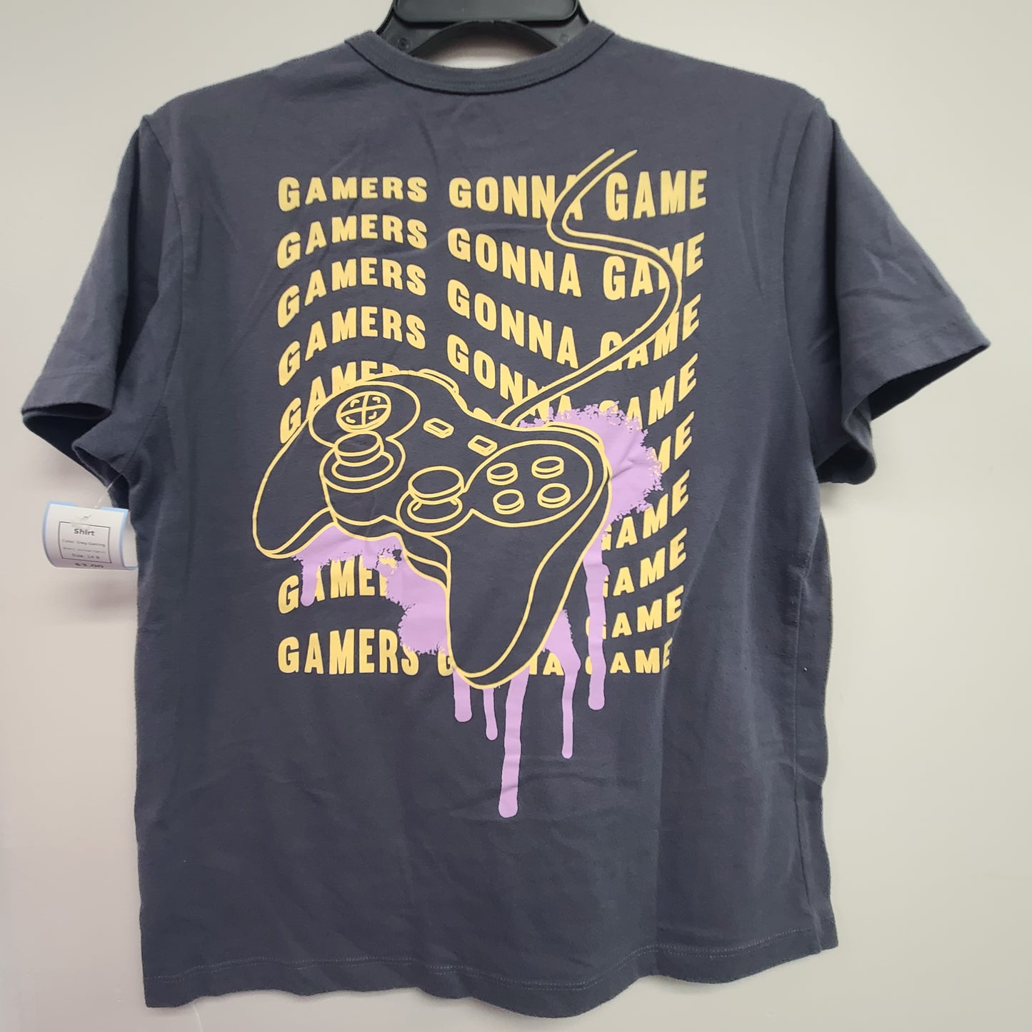 Grey Gaming Wonder Nation Shirt, 14 B