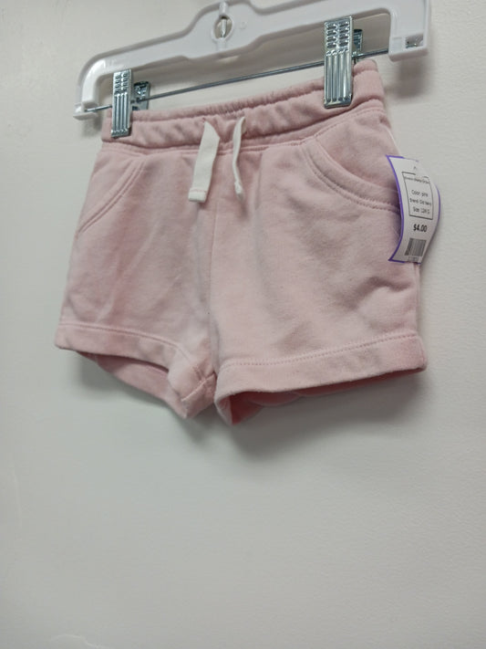 pink Old Navy Stretch Shorts 12-18m, 12M G