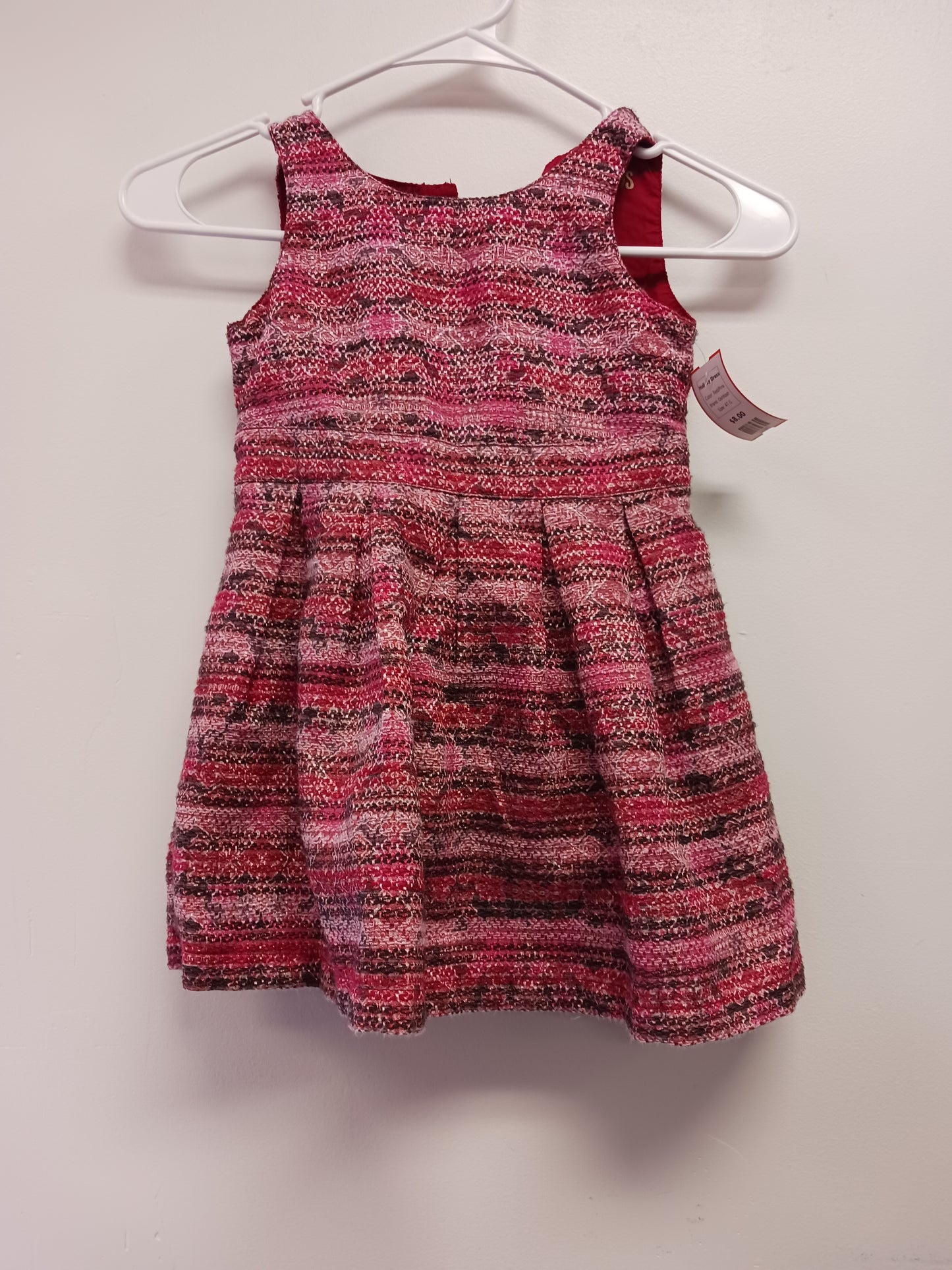 Red/Pink OshKosh Holiday Dress, 4T G