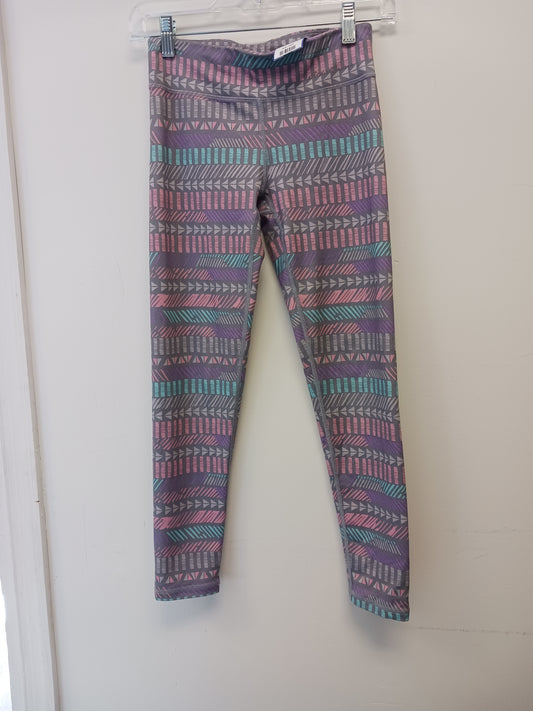 grey/pink/purple Eddie Bauer Leggings 10/12, 10 G