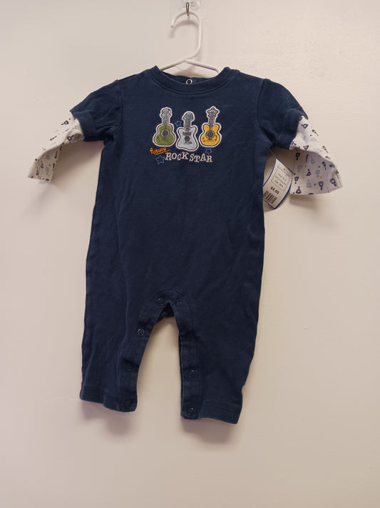 Blue Jumping Bean Future Rockstar One Piece  3/6m, 3M B