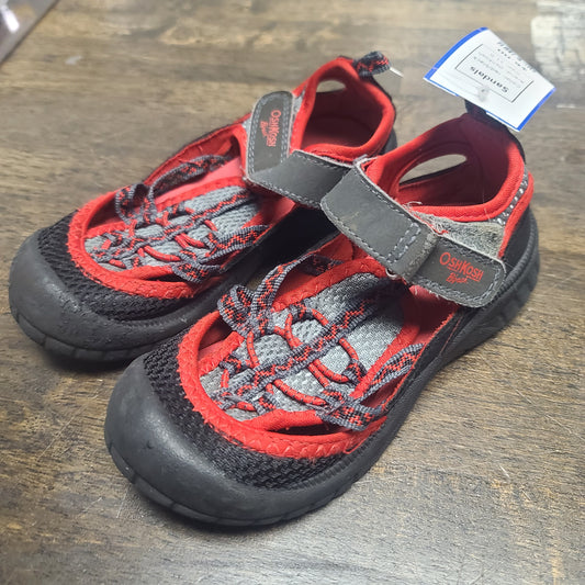 red/black OshKosh Sandals, 11 B