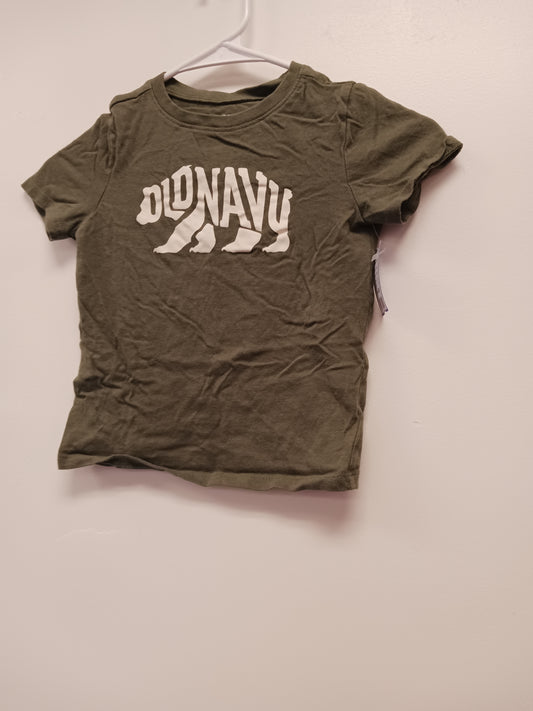Green Old Navy Bear  Tshirt, 5T B