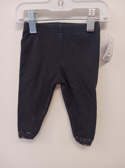 Black Garanimals Leggings, 3M G