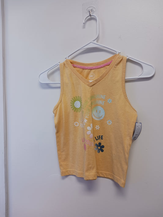 yellow Wonder Nation Smiley Tank Top 7/8, 7 G