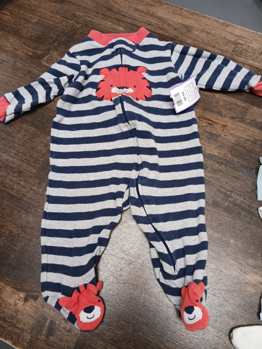 blue striped just one you Tiger Sleeper, 6M B