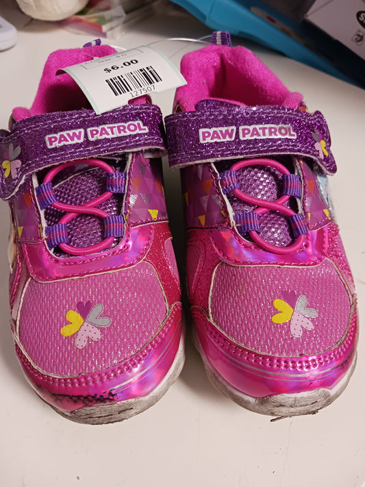 Pink Nickelodeon Light Up Paw Patrol Sneakers, 9 G