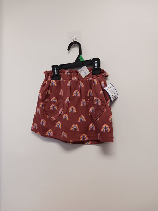 brown 365 kids Rainbow Skort, 5T G