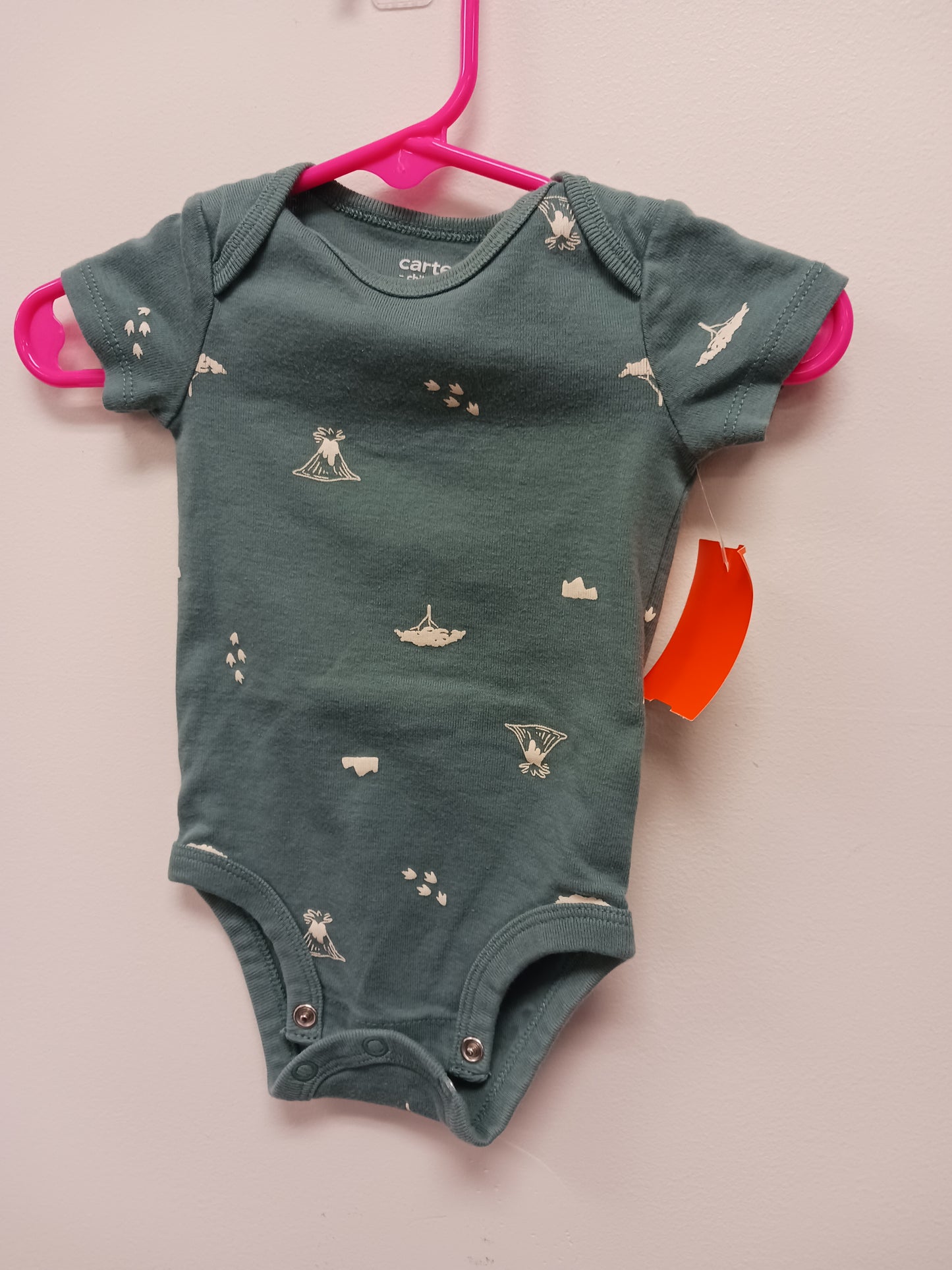 Green Carters Volcano Onesie, 0-3M B