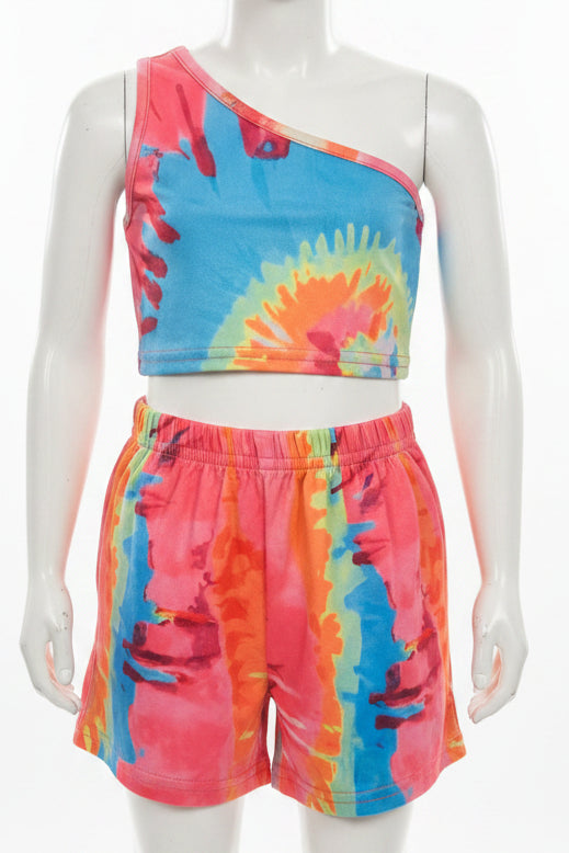 Colorful Tye Dye Shein Outfit, 12M G