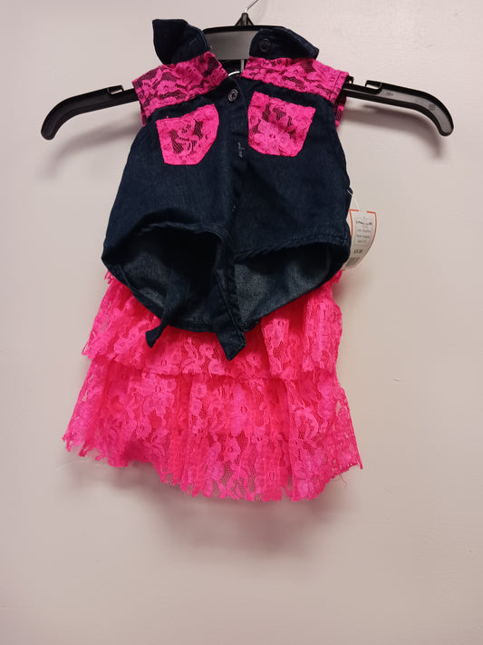 Blue/Pink Swiggles 2 Piece Outfit, 3T G