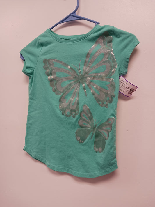 green Jumping Bean Butterfly Tshirt, 7 G