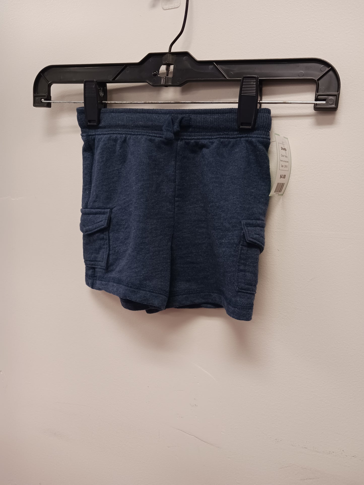 Navy Jumping Bean Shorts, 12M B